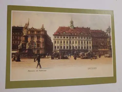 Dresden - Altmarkt mit Rathaus