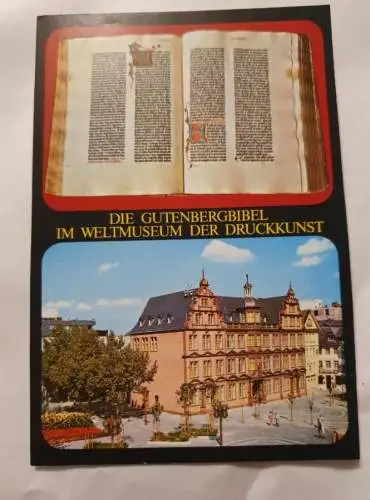 Die Gutenbergbibel im Weltmuseum der Druckkunst