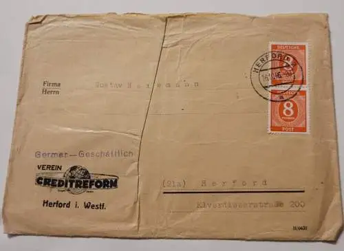 Umschlag Herford 2 - 1946