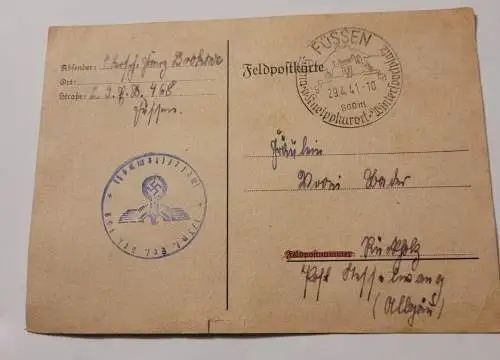 Feldpostbrief - 1941
