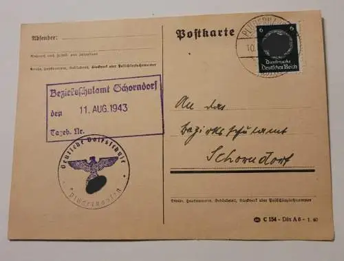 Bezirksschule Schorndorf 1943