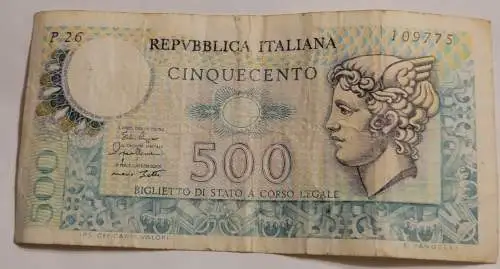 Italien - 500 Lire Cinquento