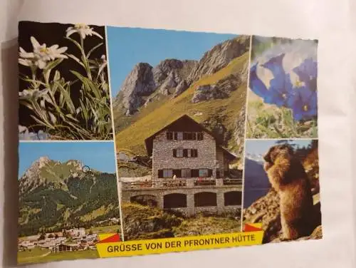 Grüsse von der Pfrontner Hütte