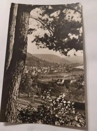 Gemünden am Main blick vom Ehrenfriedhof