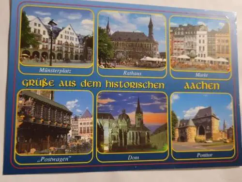 Grüße aus dem historischen Aachen