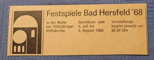 Festspiele Bad Hersfeld 68