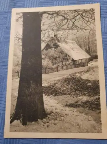 Norddeutscher Bauernhof im Winter