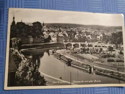 Saarbrücken - Saarpartie mit alter Brücke