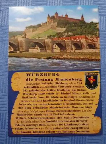 Würzburg die Festung Marienburg