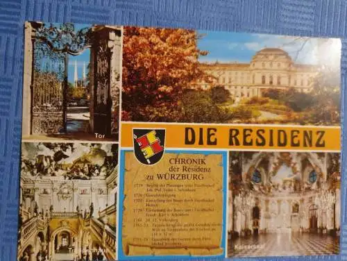 Die Residenz - Chronik der Residenz zu Würzburg