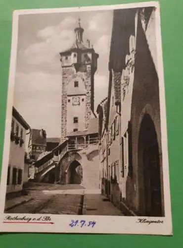 Bayern - Rothenburg o. d. Tauber Klingentor