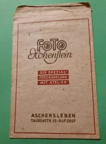 Fototüte - Foto Hohenstein Aschersleben