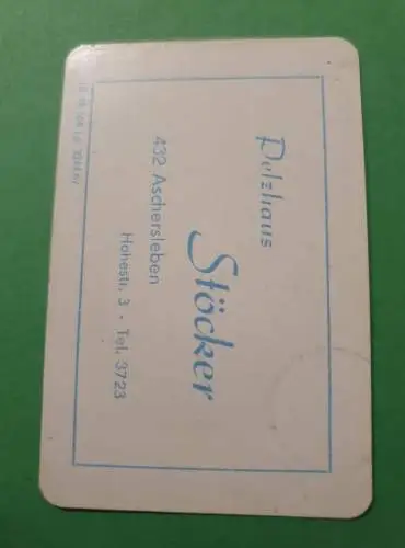 Taschenkalender - Pelzhaus Stöcker - 1968