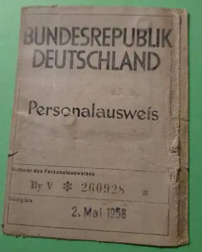 Ungültiger Personalausweis - 1953
