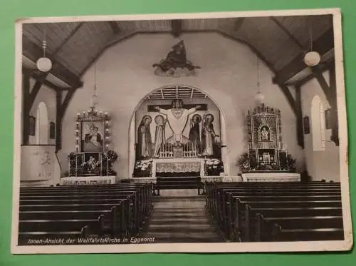 Innen Ansicht der Wallfahrtskirche in Eggenrot