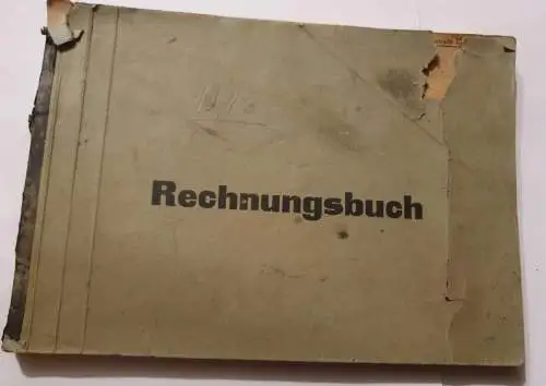 Rechnungsbuch - 1946