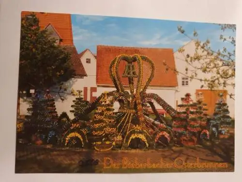 Der Bieberbacher Osterbrunnen