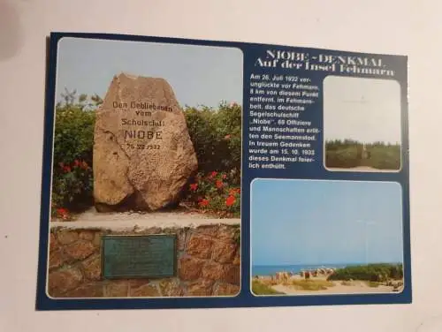Nioe Denkmal auf der Insel Fehmarn