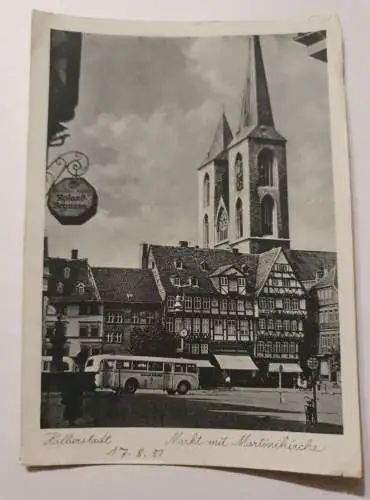 Halberstadt - Markt mit Martinikirche