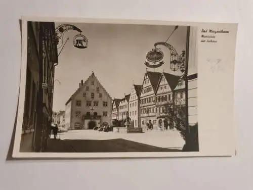 Bad Mergentheim - Marktplatz mit Rathaus