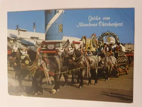 München - Grüsse vom Münchener Oktoberfest