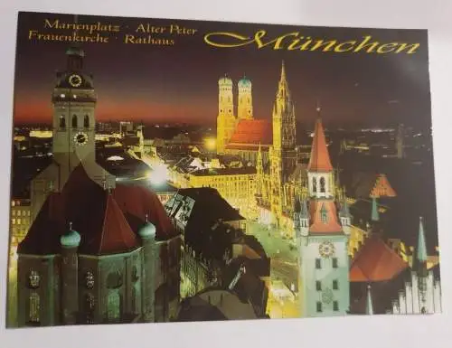 München - Marienplatz; Alter Peter; Frauenkirche; Rathaus