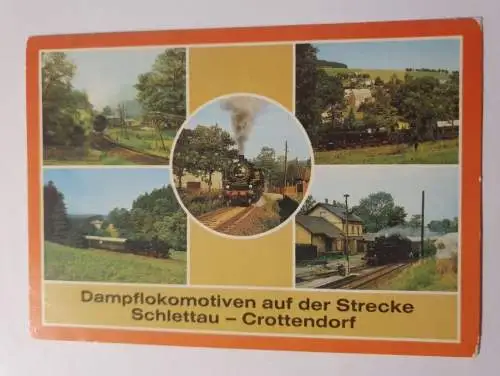 Dampflokomotiven auf der Strecke Schlettau - Crottendorf
