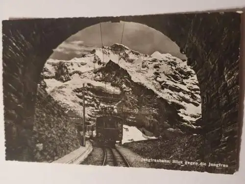 Jungfraubahn - Blick gegen die Jungfrau