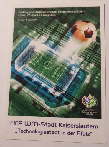 FIFA WM Stadt Kaiserslautern - Technologiestadt in der Pfalz