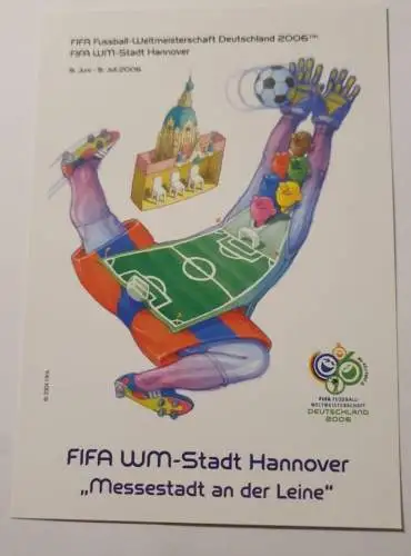 FIFA WM Stadt Hannover - Messestadt an der Leine