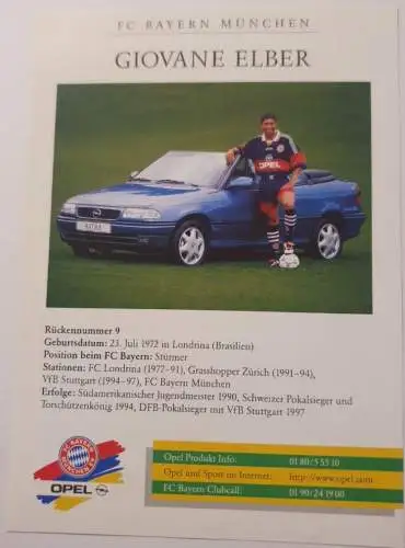 Opel - FC Bayern München - Giovanni Elber