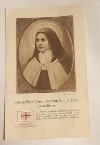 Die heilige Theresia vom Kinde Jesu Karmeliterin - Reliquie