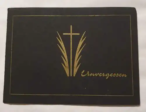 Unvergessen - Sterbeanzeige - brockenheim 1964