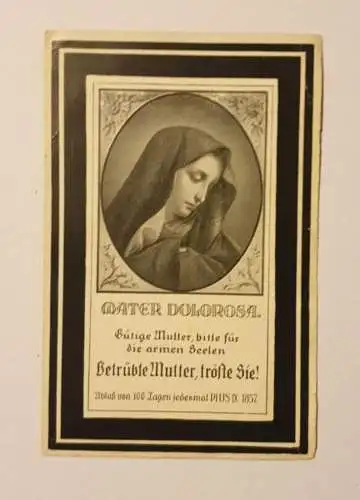 Sterbekarte - 1930 Kassel