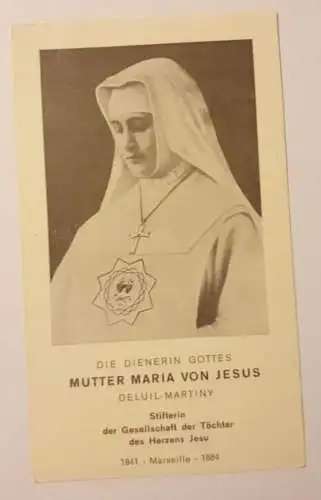 Die Dienerin Gottes Mutter Maria von Jesus