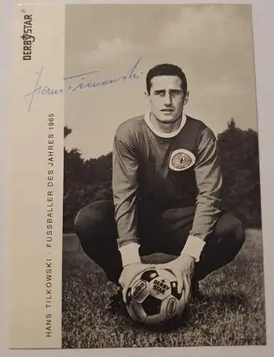 Autogrammkarte - Hans Tilkowski - Fussballer der Jahres