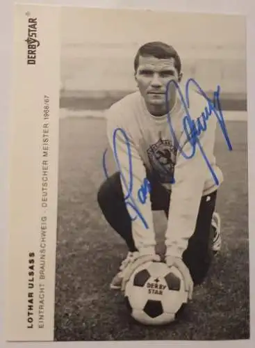 Autogrammkarte - Lothar Ulsass - Eintracht Braunschweig