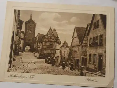 Rothenburg o. d. Tauber - Plönlein