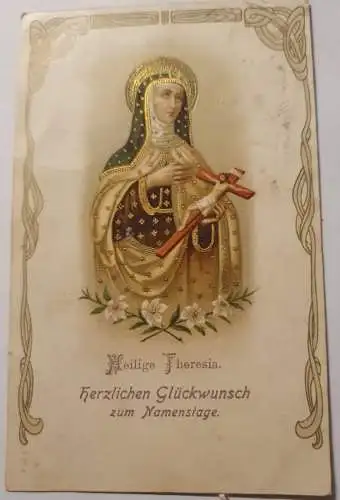 heilige Theresia - Herzlichen Glückwunsch zum Namenstag