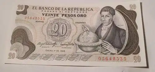 20 Pesos Oro - Kolumbien