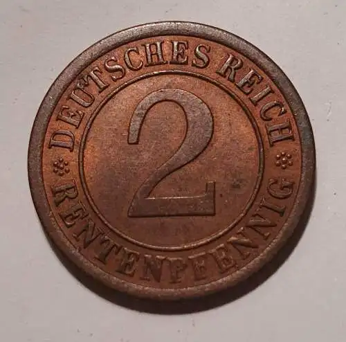 2 Rentenpfennig - Deutsches Reich - 1923
