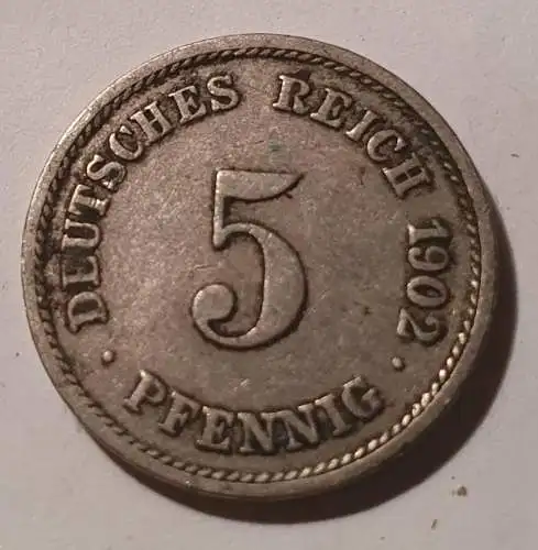 5 Pfennig - Deutsches Reich - 1902