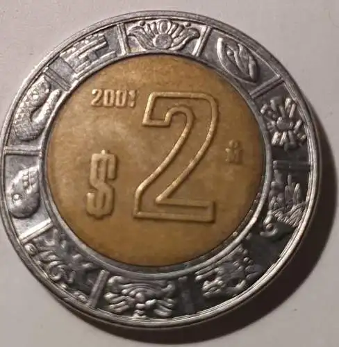 2 Pesos Mexico