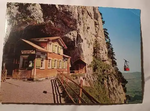 Berggasthaus Wildkirchli mit Ebenalp Bahn