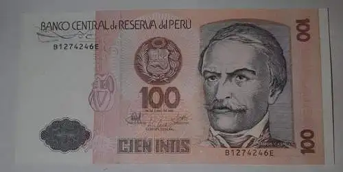 100 Intis - Peru