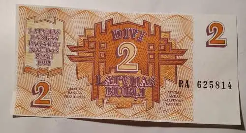 2 Rubli - Lettland