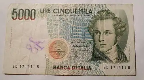 5000 Lira Italien