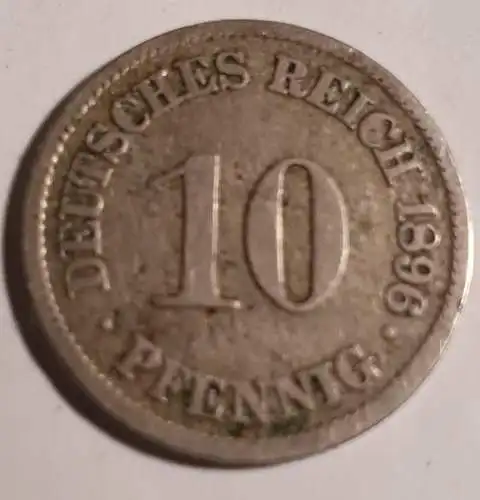 10 Pfennig - Deutsches Reich - 1896