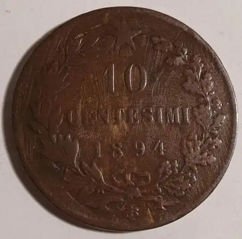 10 Centesimi - 1894 - Italien