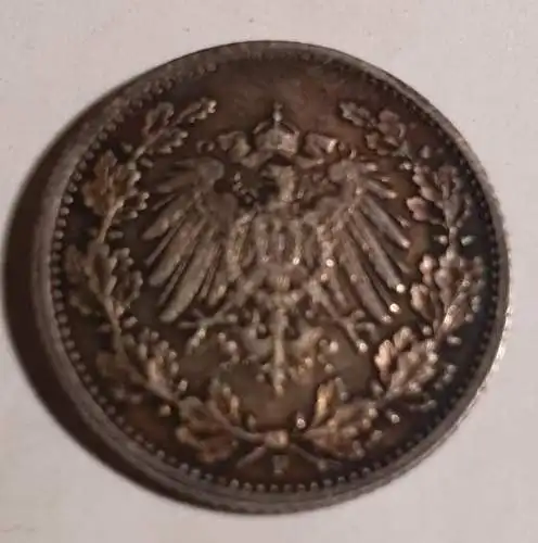 1/2 Mark - Deutsches Reich - 1917 F